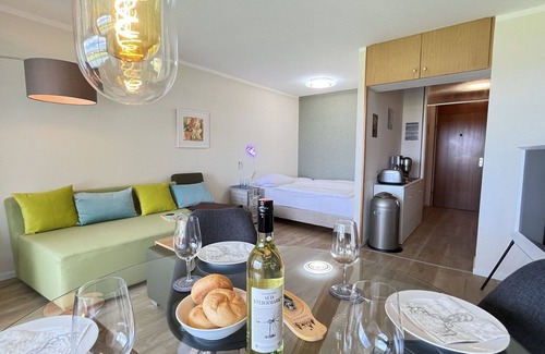 Loffingen Apartment | Lovely apartment with pool, WIFI, TV, balcony, pets allowed, panoramic view and parking