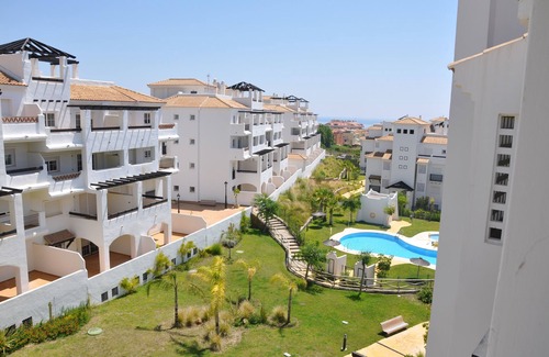 San Luis de Sabinillas Apartment | Lovely apartment with large terrace facing the pool. Walking distance to everything.