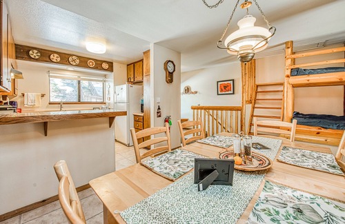 Lakeshore Condo | Lovely condo with free WiFi, pellet stove, large deck, & serene setting