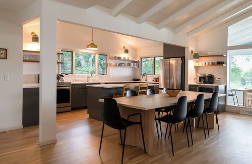 Fennville House | Lovely, Eco-Conscious Retreat on Lake Michigan w/Private Beach & Hot Tub