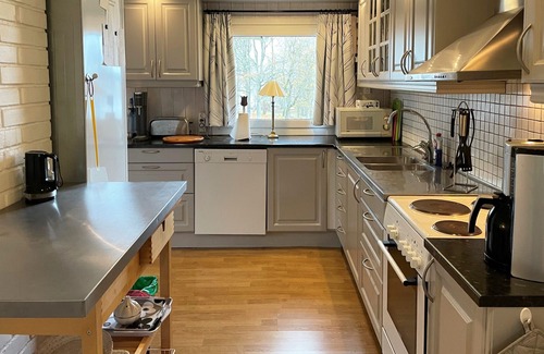 Lagan House | Lovely holiday home with a panoramic view of lake Flåren near Lagan | SE06042
