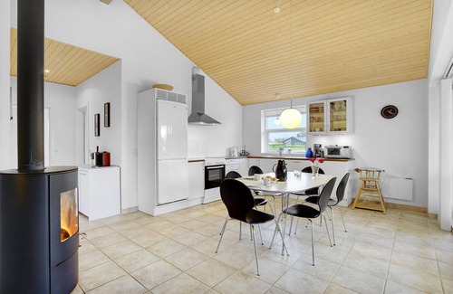 Bog By House | Lovely home in Bogø By with sauna