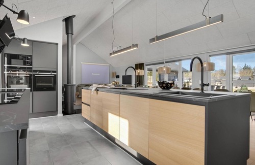 Houstrup House | Lovely home in Nørre Nebel with sauna