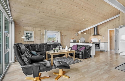Skaven Strand House | Lovely home in Tarm with sauna