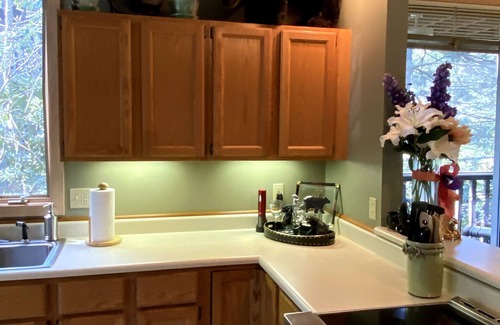 Highlands Falls Condo | Lovely mountain condo located only 1.3 miles from downtown Highlands