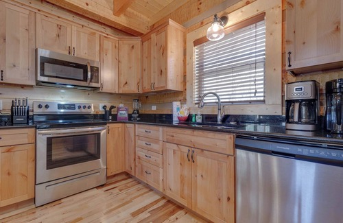 Chalet Village North Cabin | Lover's Hideaway by Jackson Mountain Rentals
