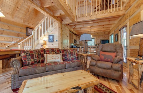 Chalet Village North Cabin | Lover's Hideaway by Jackson Mountain Rentals