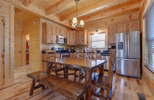 Chalet Village North Cabin | Lover's Hideaway by Jackson Mountain Rentals