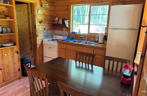 Clallam Bay Cabin | Lower Twin Cabin - 34 beautiful private acres of forest, meadows and riverfront.