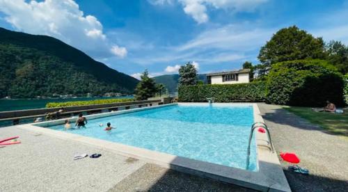 Maroggia Apartment | Lugano Lakefront - Private Beach & Pool