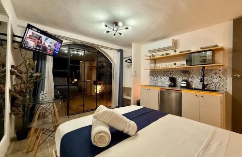 Colonia Campestre House | Luminous French Arch Room