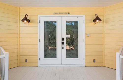 Palm City House | Lush Waterfront Pool Home and Pool house with Pickleball court and Boat dock