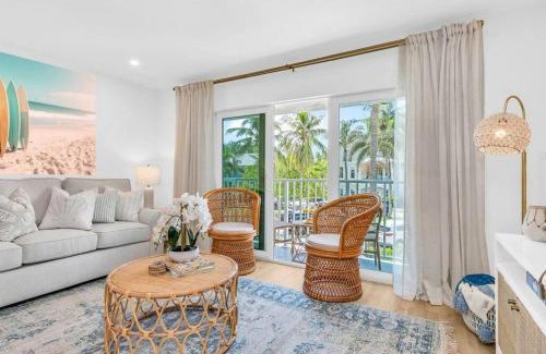 Juno Beach Apartment | Lux Beachside 2nd Floor Condo 3 Steps to the Beach!