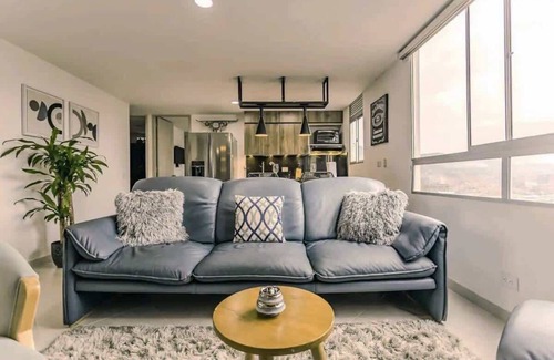 Sabaneta Apartment | Lux Penthouse: By Medellín, Great Dining, Nightlife, Fast Wifi & Self Check-in