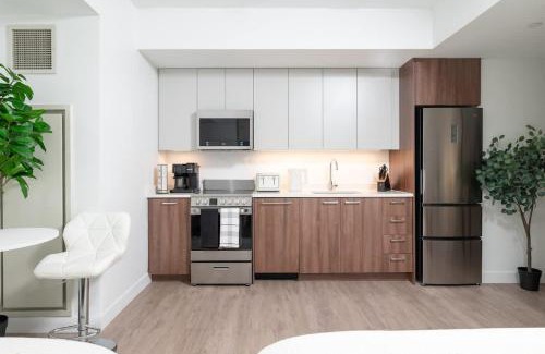 Central Square Apartment | Lux Studio 2xQueen beds Gym near MIT Harvard