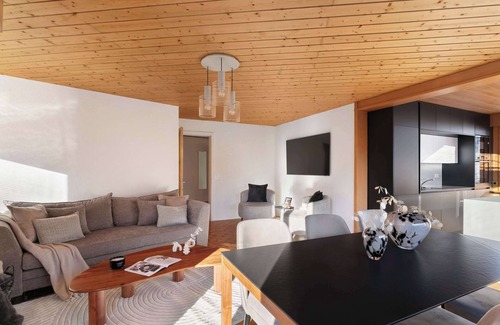 Davos Apartment | Luxe Davos Apartment with mountain views.