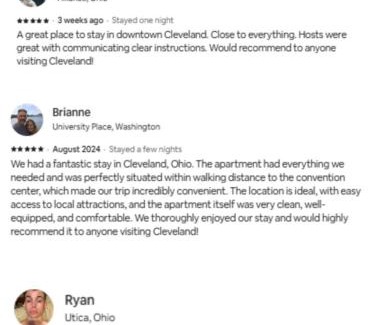 Downtown Cleveland Apartment | Luxe Downtown Suite Stadiums, Casino, R&R Hall!