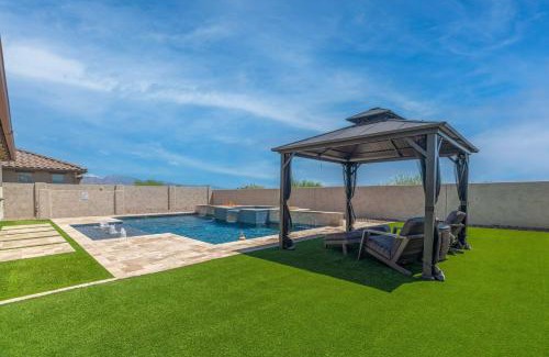 Montecito in Estrella House | Luxe Goodyear Oasis Pool King Suite Grill