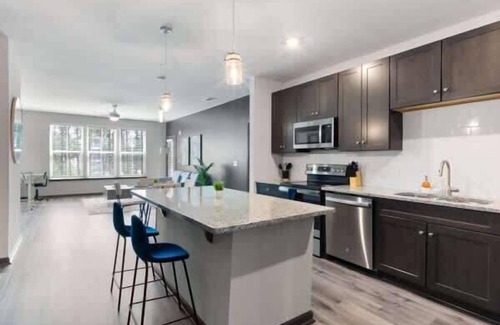North Raleigh Apartment | Luxe King 3 Bedroom Suite in North Raleigh!