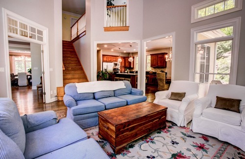 Fletcher House | Luxe King suites, private pool, Hot Tub! Huge Asheville home near Biltmore House