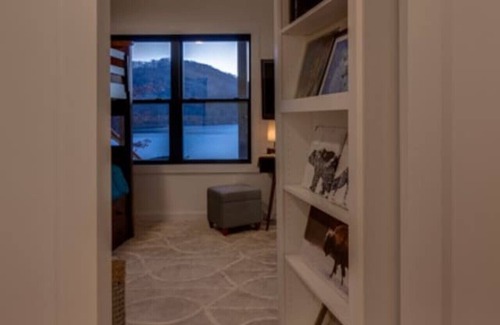 Topton Villa | Luxe Lakefront Villa w/Dock, Hot Tub & Fire Pit