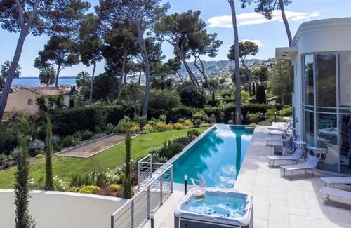 Antibes House | Luxueuse Villa Charleston - Vue mer, Sauna Hammam