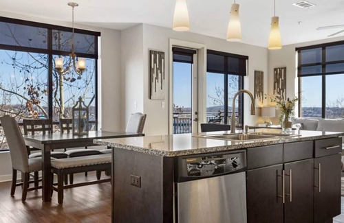 Rolling Mill Hill Condo | Luxurious Downtown Corner Views 2 bed 2bath-#211