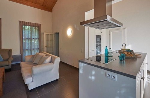 Salles Villa | Luxurious ground-floor villa on castle estate with fireplace