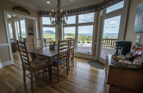 Dahlonega House | Luxurious Mountain Top Home with Pool Overlooking Breathtaking Panoramic Views!