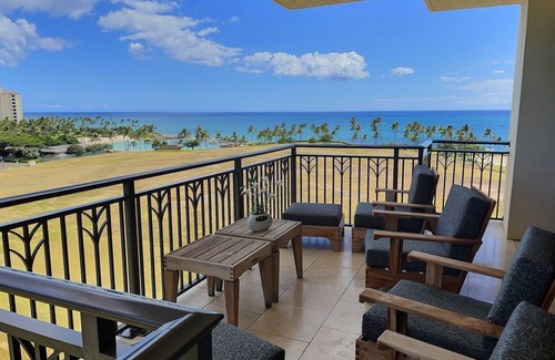 Ko Olina Condo | Luxurious Ocean View Suite - Beach Villas at Ko Olina 8th FL #O824 - End Unit