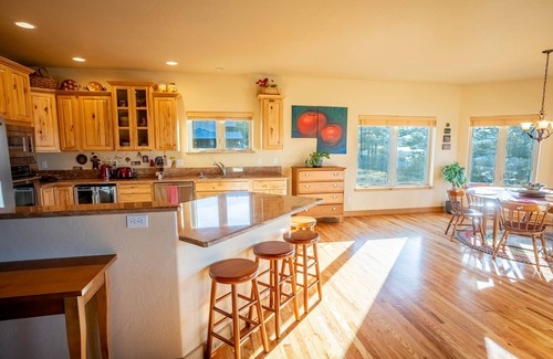 Pagosa Springs House | Luxurious Sunny Home overlooking Hot Springs, River, and Historic Downtown.