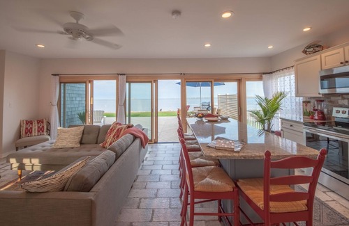 Shirley House | Luxurious Waterfront all Season Home with Private Beach. Awesome sunsets!