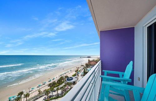 Brush - Stewarts House | Luxury 10th Floor 2 BR Condo Direct Oceanfront Wyndham Ocean Walk Resort Daytona Beach | 1027