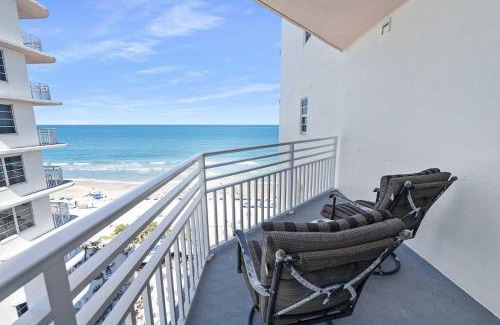 Brush - Stewarts House | Luxury 12th Floor 2 BR Condo Direct Oceanfront Wyndham Ocean Walk Resort Daytona Beach | 1201
