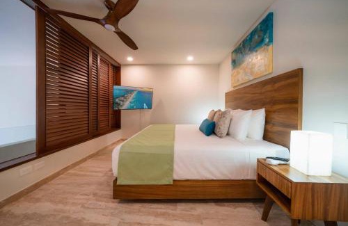Playacar House | Luxury 2 Bedroom Condo - Infinity Pool at AWA Residences in Playacar, AWA 107
