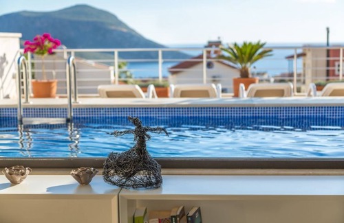 Kalkan Apartment | Luxury 3 Bed Duplex Penthouse with Sea View & Private Pool - 5 mins Walk to Town