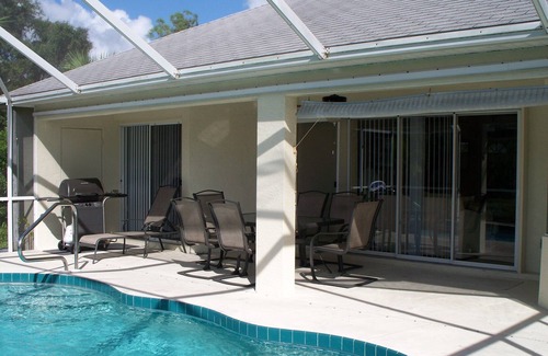 Long Meadow Villa | Luxury 3 bedroom 2 with heated pool and canal view