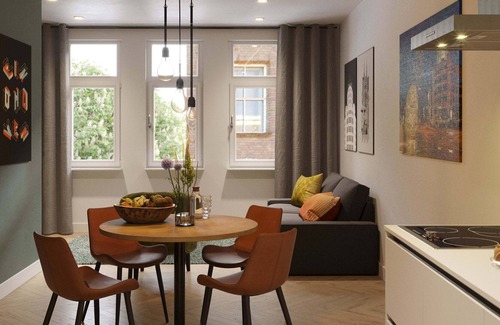 Eindhoven City Center Apartment | Luxury 60m² One-Bedroom Apartment - with private 20m² terrace