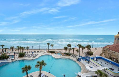 Brush - Stewarts House | Luxury 6th Floor 1 BR Condo Direct Oceanfront Wyndham Ocean Walk Resort Daytona Beach | 610