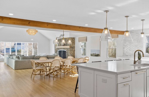 Falmouth House | Luxury 7BR Retreat with Pond & Ocean Views, Steps from Beach & Downtown Falmouth