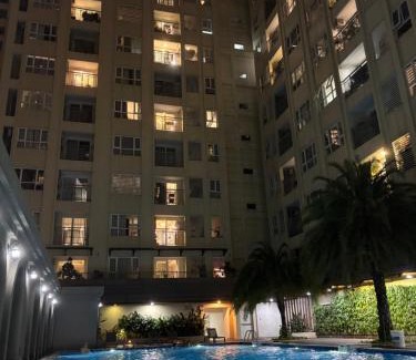 Binh Chanh Apartment | Luxury apartment, with pool, kitchen, balcony, netflix