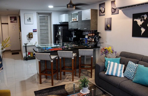 El Laguito Apartment | Luxury Beachfront, Balcony & breathtaking views in Bocagrande/Laguito, Floor 29