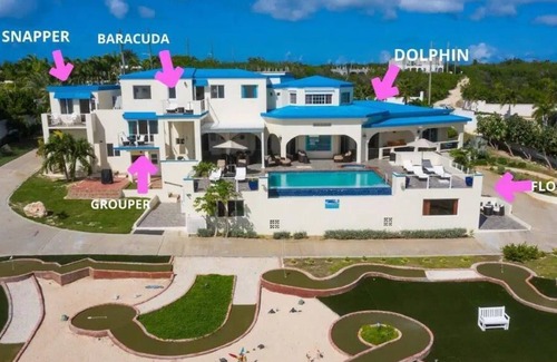 The Valley Villa | Luxury Beachfront Penthouse w/ Infinity Pool, Spa, Hot Tub, Gym, Mini Golf