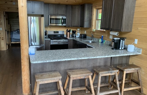Gilead Cabin | Luxury Cabin nr Sunday River: Mtn Views, Hot Tub, Fire Pit: Ski Hike ATV Foliage