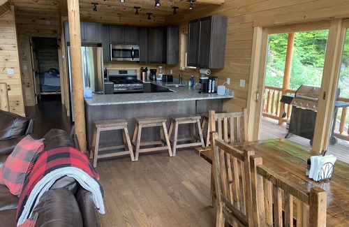 Gilead Cabin | Luxury Cabin nr Sunday River: Mtn Views, Hot Tub, Fire Pit: Ski Hike ATV Foliage