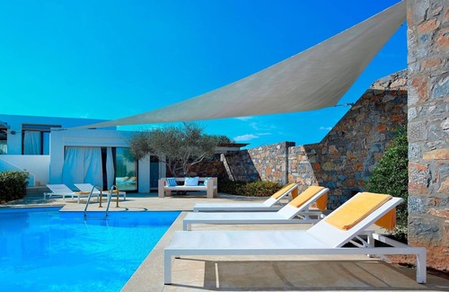 Agios Nikolaos Villa | Luxury Crete Villa | Olives House Villa | Private Pool | Sea View | 4 BDR |.