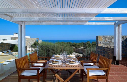 Agios Nikolaos Villa | Luxury Crete Villa | Olives House Villa | Private Pool | Sea View | 4 BDR |.