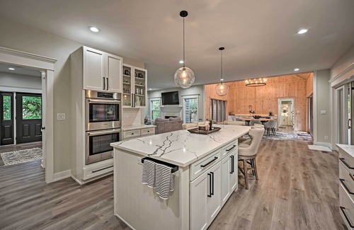Michiana House | Luxury Family Home w/Deck, Swim Spa & Grill!