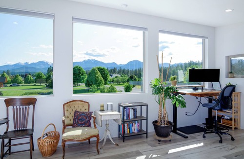 Libby House | Luxury Home on the Kootenai River with Panoramic Cabinet Mountain Views