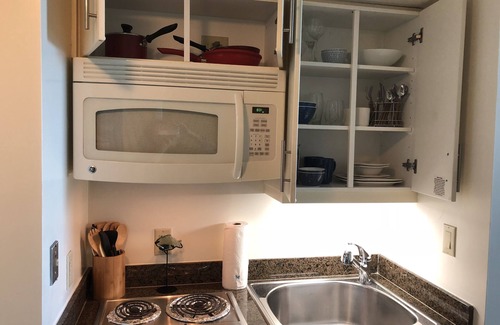Coconut Grove Apartment | Luxury King Studio with Ocean View Private Balcony- Historic Coconut Grove!